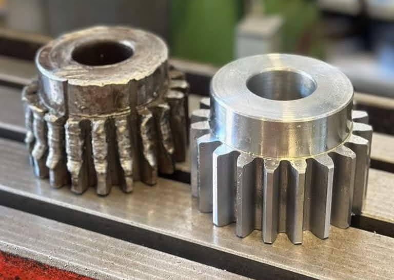Custom machined gears