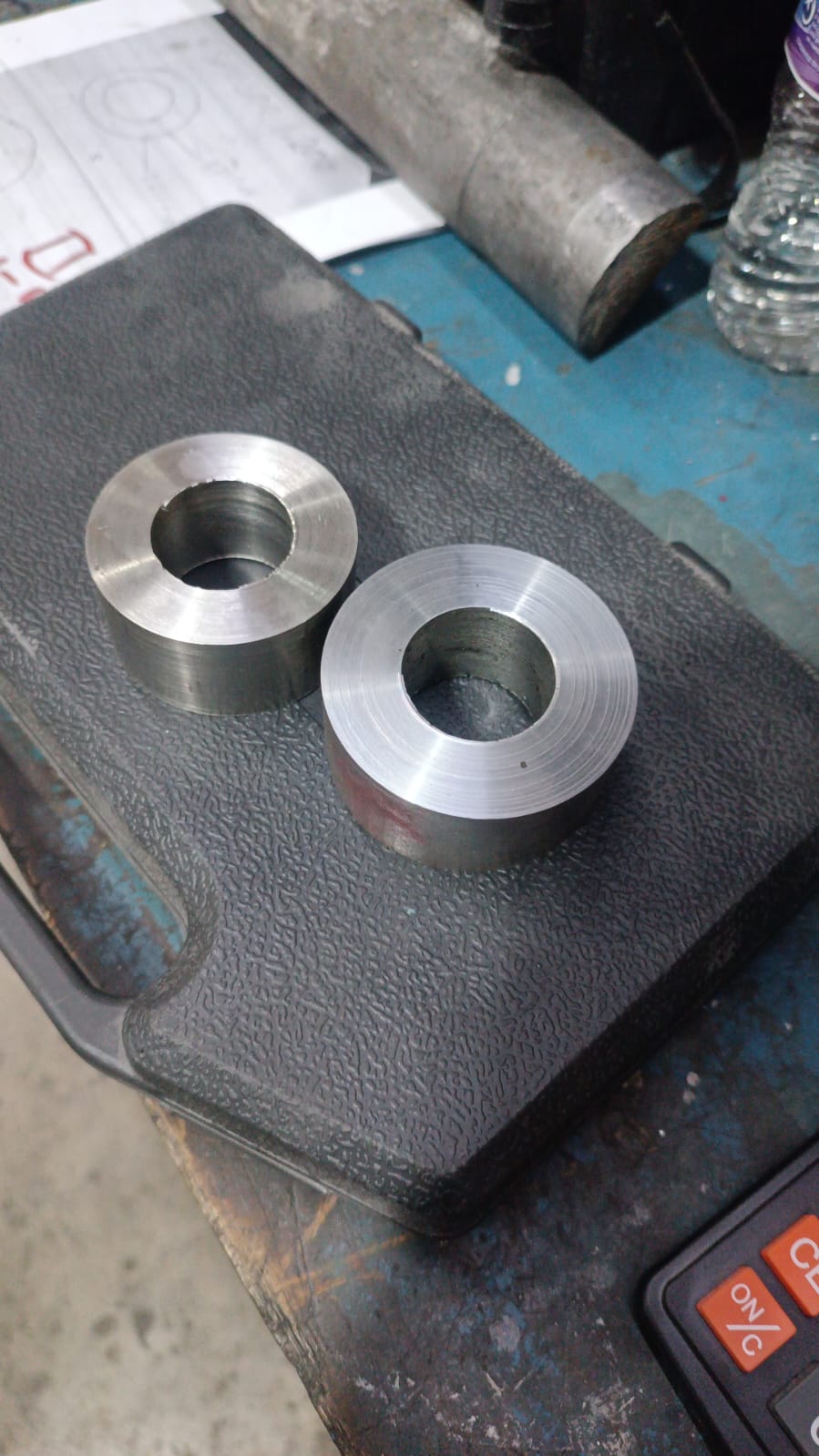 Machined metal rings